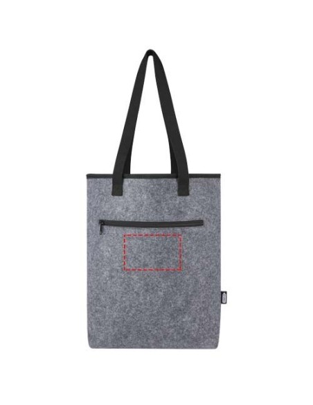 Bolsa Tote isotérmica de fieltro reciclado GRS de 12 L Personalizado 6210743