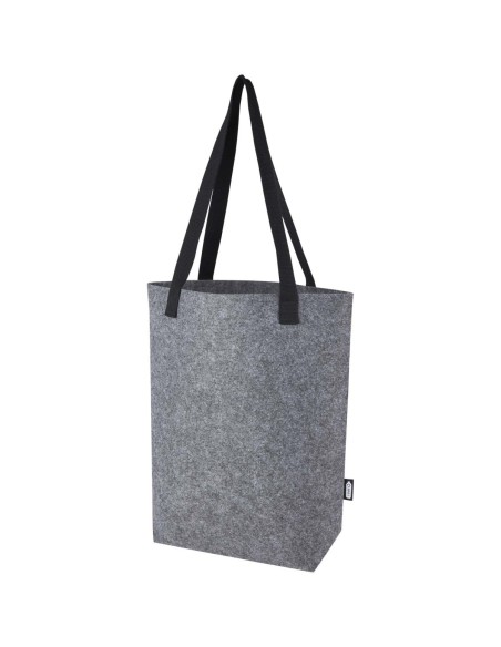 Bolsa Tote de fieltro reciclado GRS con fondo ancho de 12 L Personalizado 6120662