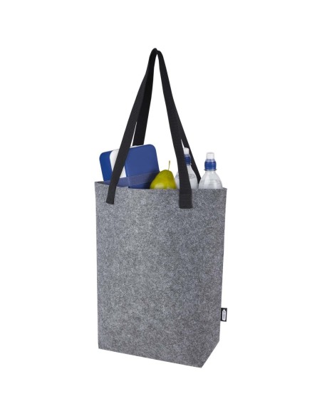 Bolsa Tote de fieltro reciclado GRS con fondo ancho de 12 L Personalizado 6120662