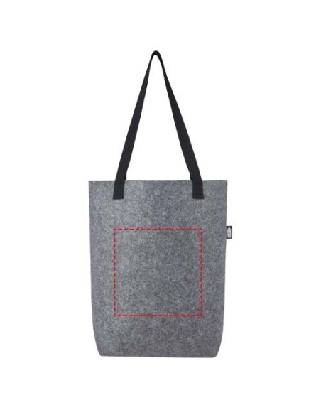 Bolsa Tote de fieltro reciclado GRS con fondo ancho de 12 L Personalizado 6120662