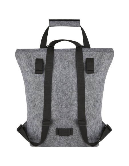 Bolsa para bicicleta enrollable de fieltro reciclado GRS de 13 L Personalizado 6120663