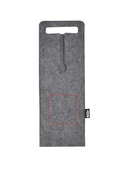 Bolsa de vino de fieltro reciclado GRS de 75 cl Personalizado 6120665