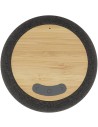 Altavoz de bambú/RPET Bluetooth® y base de carga inalámbrica Personalizada 6124318 - Imagen 2