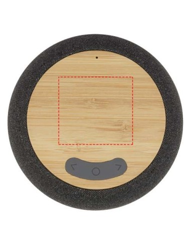 Altavoz de bambú/RPET Bluetooth® y base de...