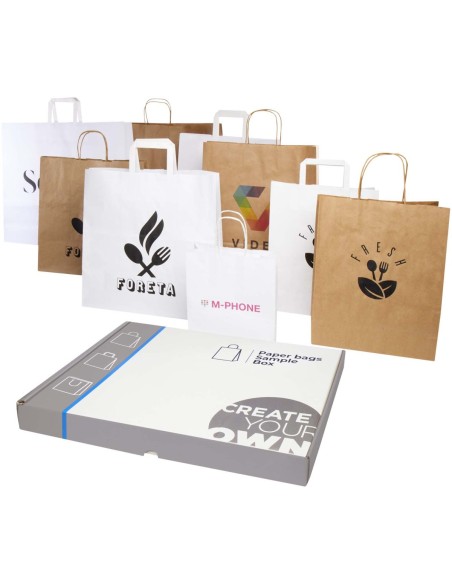 Kit de muestras de bolsas de papel kraft Personalizado 661PW005