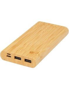 Batería externa de 10,000 mAh de bambú Personalizado 6124323