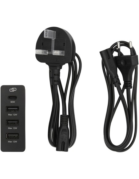 Estación de carga PD de plástico reciclado de 72 W Personalizado 6124330