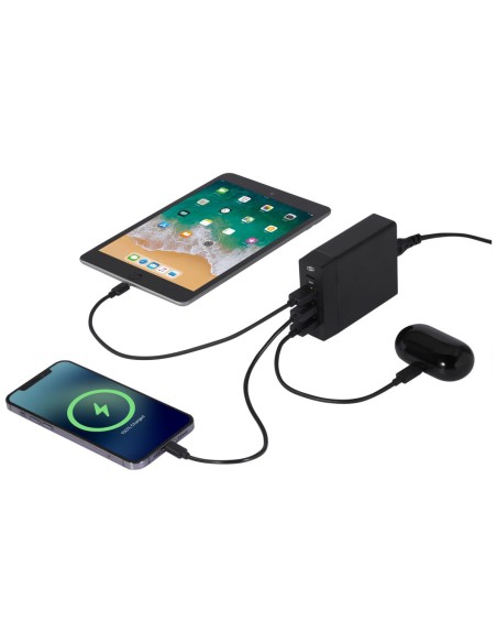 Estación de carga PD de plástico reciclado de 72 W Personalizado 6124330