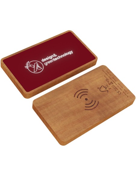 Batería externa inalámbrica luminosa de 5000 mAh Personalizado 662PX059