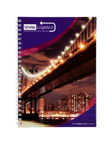 Cuaderno con espiral A5 con cubierta impresa...