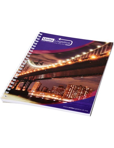 Cuaderno con espiral A4 con cubierta trasera...