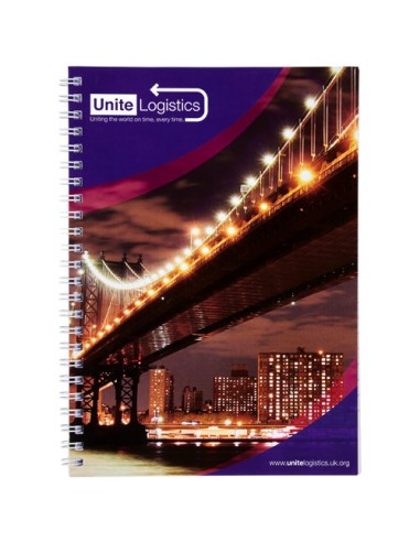 Cuaderno con espiral A4 con cubierta trasera...