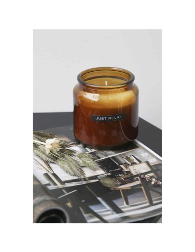 Vela perfumada de 650 g con fragancia de madera...