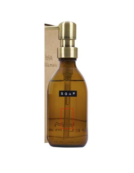 Dispensador de jabón de manos de 200 ml y juego de velas perfumadas de 150 g con fragancia de bambú Personalizado 6126308