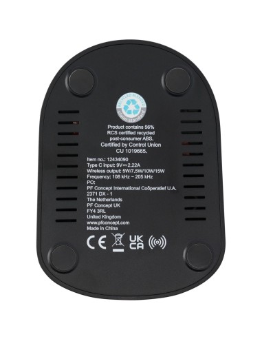 Base de carga inalámbrica con doble bobina de...