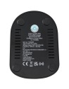 Base de carga inalámbrica con doble bobina de 15W en plástico reciclado con certificación RCS Personalizado 6124340 - Imagen 5