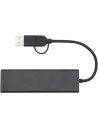 Hub USB 2.0 de aluminio reciclado con certificación RCS Personalizado 6124344 - Imagen 2