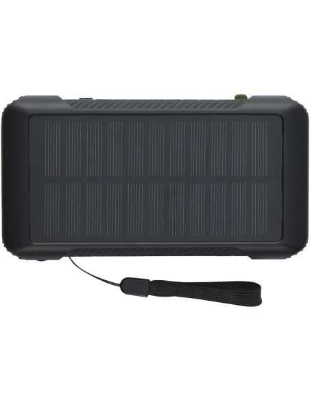 Batería externa de dinamo solar en plástico reciclado de 10 000 mAh con certificación RCS Personalizado 6124346