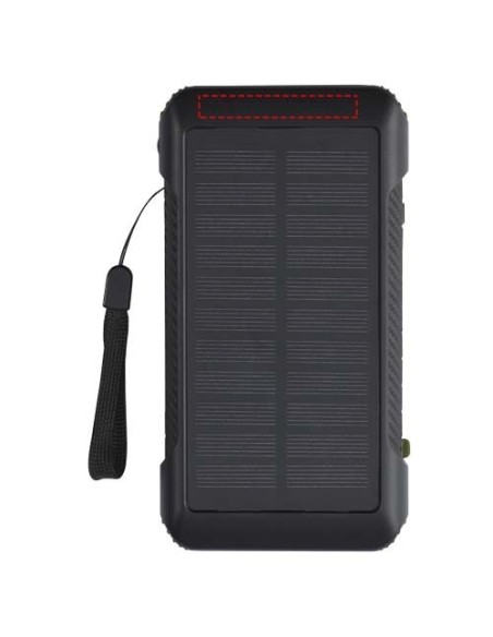 Batería externa de dinamo solar en plástico reciclado de 10 000 mAh con certificación RCS Personalizado 6124346