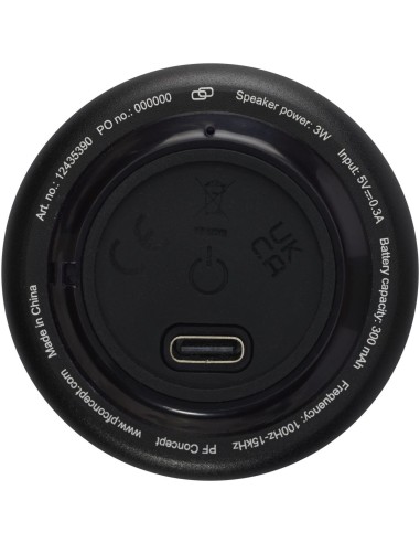 Minialtavoz Bluetooth® de aluminio reciclado de...