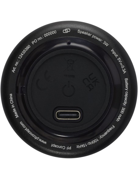 Minialtavoz Bluetooth® de aluminio reciclado de 3 w con certificación RCS Personalizado 6124353