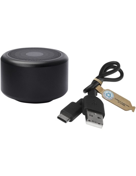 Minialtavoz Bluetooth® de aluminio reciclado de 3 w con certificación RCS Personalizado 6124353