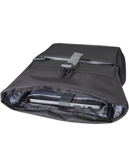 Bolsa enrollable para bicicleta resistente al agua de material reciclado GRS de 15Aqua" Personalizado 6130050