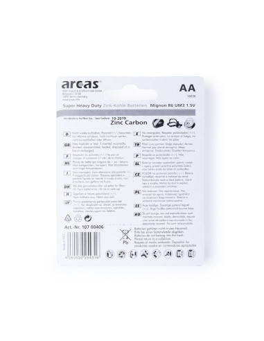 Blister 4 Pilas 1,5V Personalizado 82308