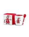 Taza con cuchara 250ml Personalizada 7CX1304 - Imagen 2