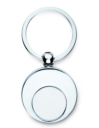 Llavero de metal con ficha 7IT3866