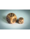 Dados madera Schima 3 cm diam. Personalizado 7MO2613 - Imagen 5