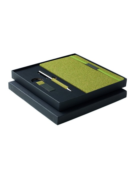 Set de Regalo con Libreta, Bolígrafo y Llavero | Goodie