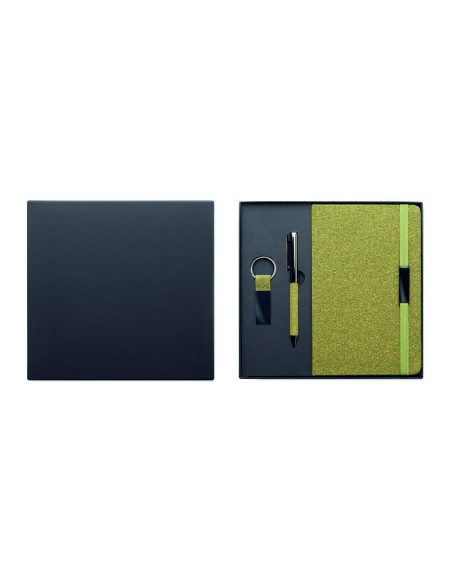Set de Regalo con Libreta, Bolígrafo y Llavero | Goodie