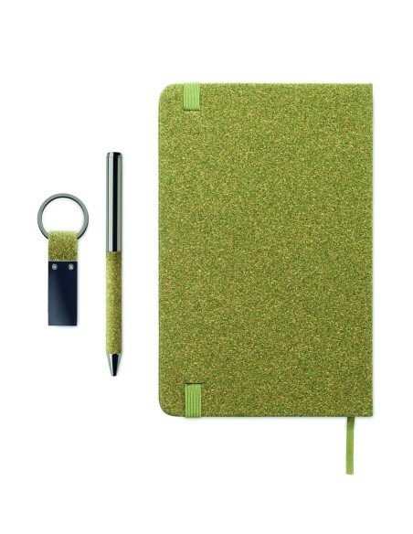 Set de Regalo con Libreta, Bolígrafo y Llavero | Goodie