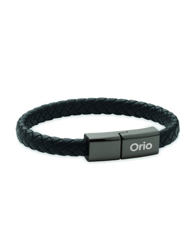 Pulsera cable trenzado tipo-C Personalizada...
