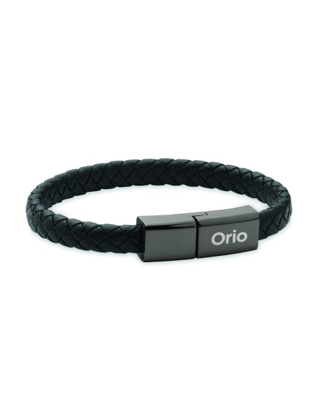 Pulsera cable trenzado tipo-C Personalizada 7MO2646
