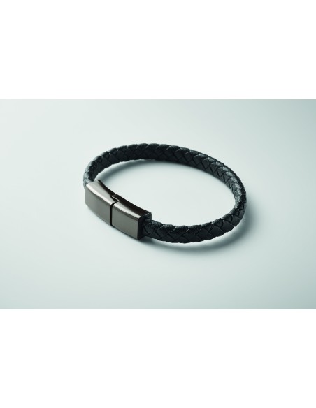 Pulsera cable trenzado tipo-C Personalizada 7MO2646