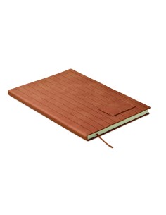 Cuaderno A5 en PU ahumado 7MO2663