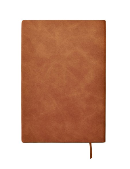 Libreta A5 con Cubierta Acanalada de PU Ahumado | Goodie