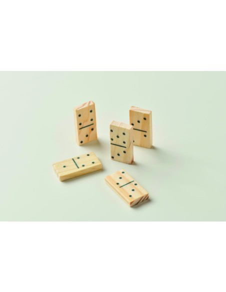 Juego de Dominó y Cartas en Caja de Madera MDF | Goodie