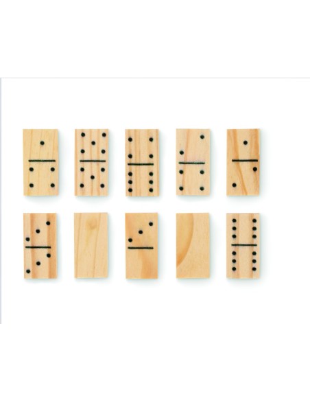 Juego de Dominó y Cartas en Caja de Madera MDF | Goodie