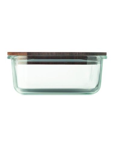 Fiambrera de Vidrio con Tapa de Madera de Acacia | Goodie