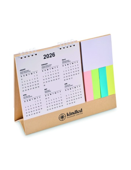 Calendario de Sobremesa de 4 Años con Bloc de Notas | Goodie