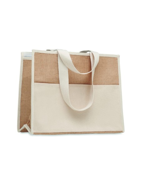 Bolsa Nevera de Yute y Canvas con Interior Laminado | Goodie