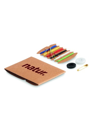 Kit de Costura de Viaje en Caja de Papel Kraft | Goodie