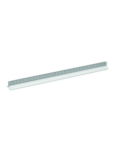 Regla de Arquitecto Triangular de Aluminio de 30 cm | Goodie