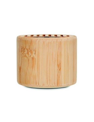 Altavoz redondo de bambú 7MO6818