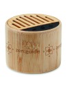 Altavoz redondo de bambú Personalizado 7MO6818 - Imagen 7
