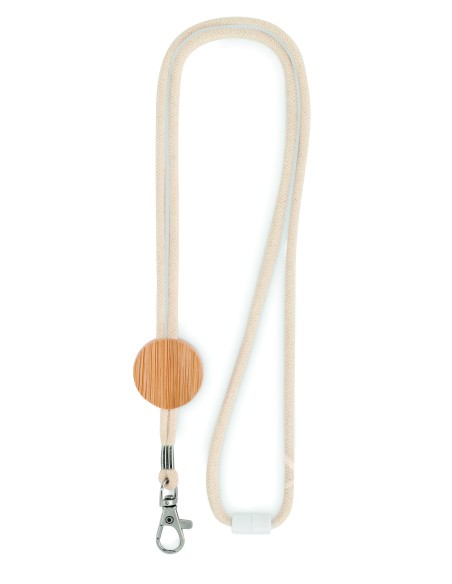 Lanyard algodón con mosquetón Personalizado 7MO6830