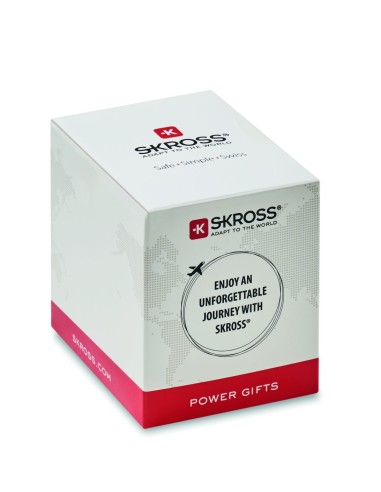 Adaptador de Viaje SKROSS® Mundo a Europa con USB | Goodie